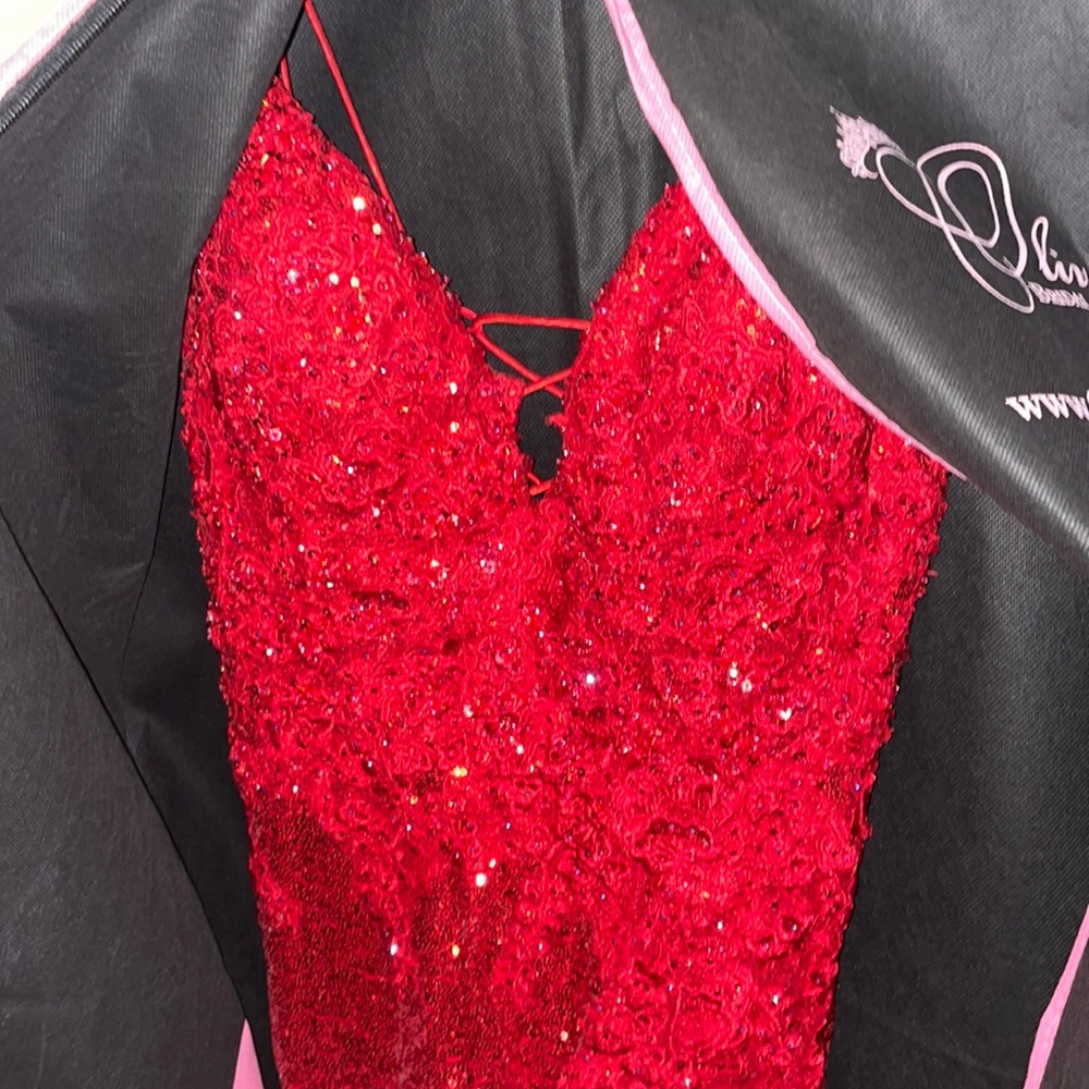 Sherri Hill prom dress , Red